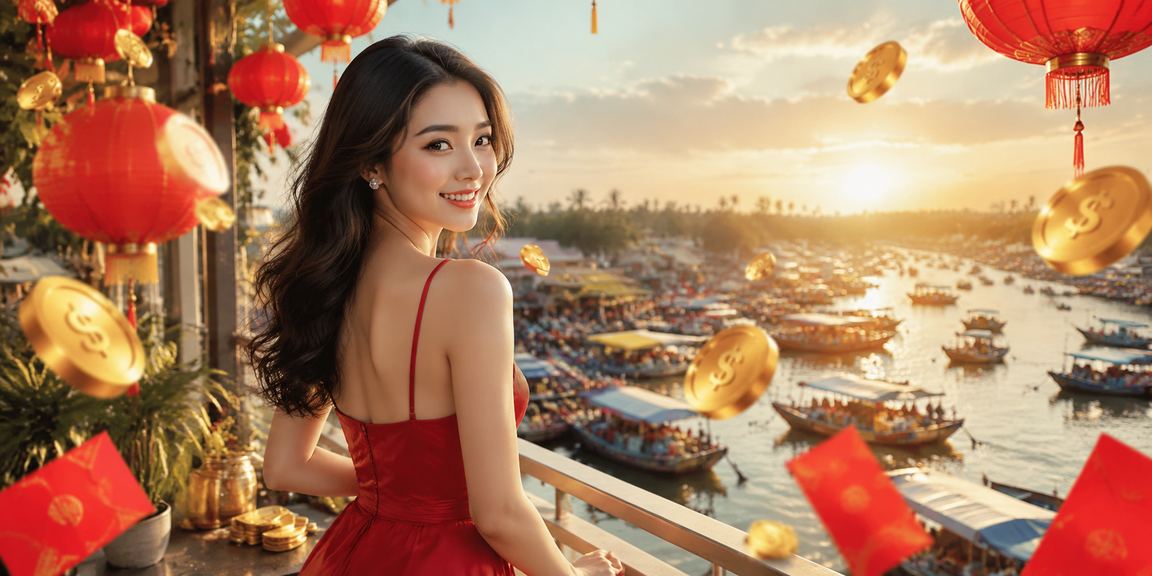 Mekong với đèn lồng rực rỡ và không khí thể thao sôi động