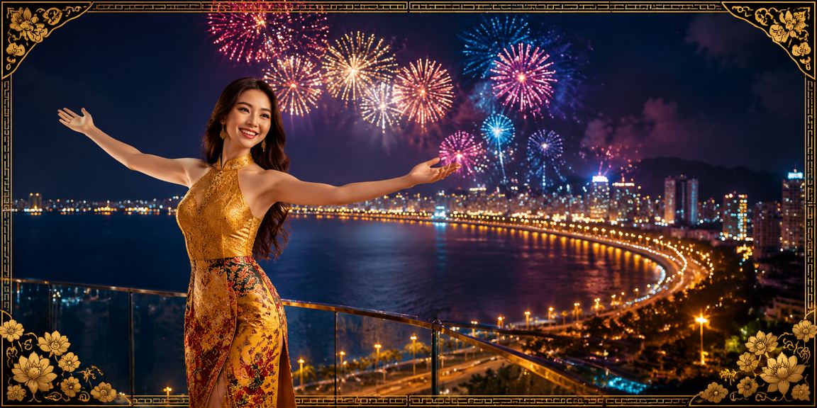 Cảnh quan hoạt động giải trí casino và thể thao tại Quy Nhơn khi đêm xuống